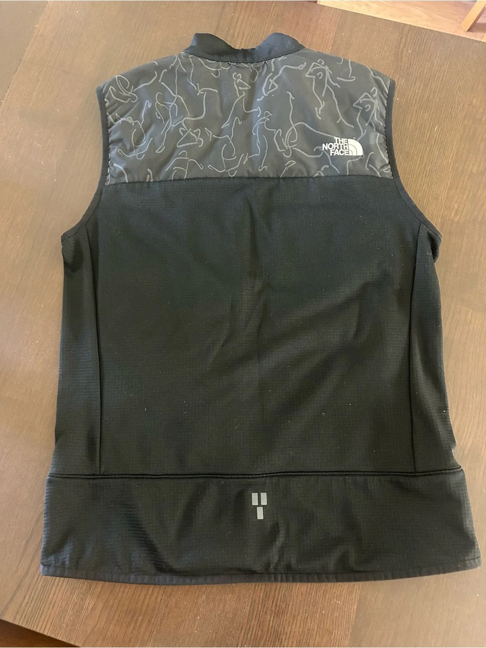 The North Face Black Graphic Fleece Vest